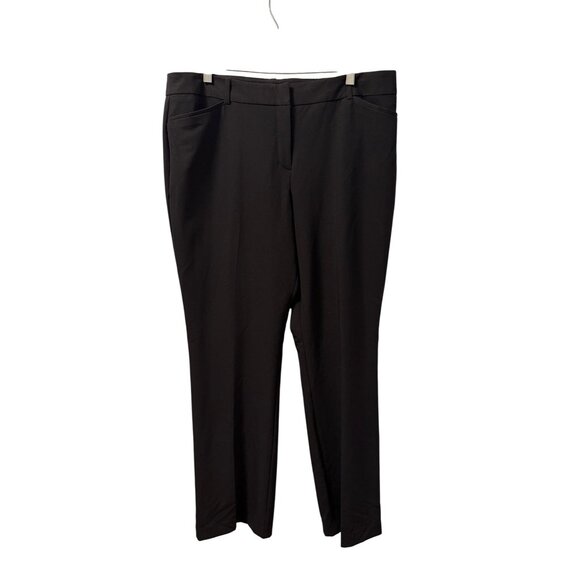 Worthington Perfect Black Dress Pants Sz 14 Straight Leg. NWT - Picture 1 of 12